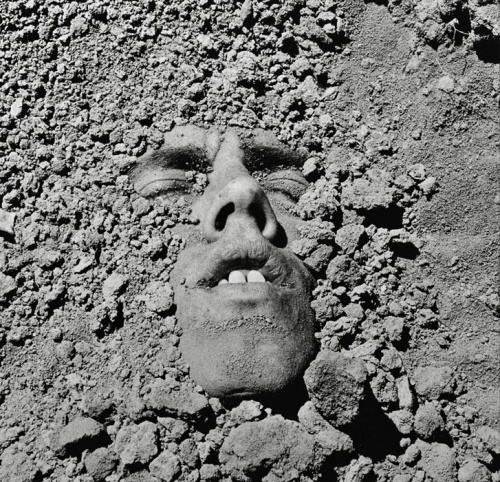 David Wojnarowicz:  Untitled (Face in Dirt), 1990