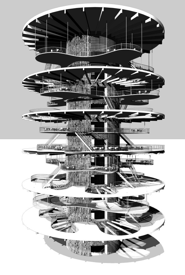  Léopold Lambert - Flaktrum Archives. Competition for (un)restricted access: the opposite of a panopticon (2012)