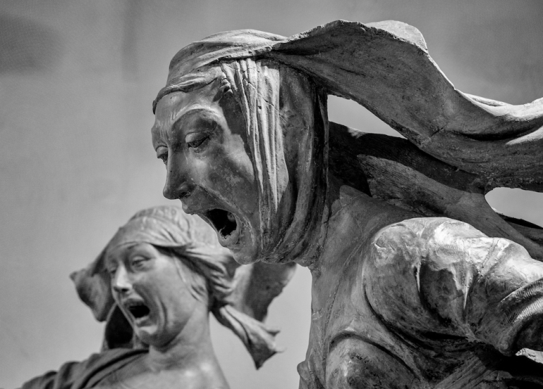 Niccolò Dell'Arca - Compianto sul Cristo morto (1463-1490) - At first I was afraid, I was petrified