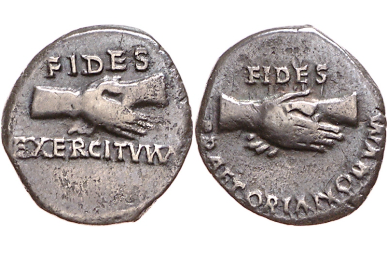 Roman Coin - Trust is a currency that acquires value if you spend it.